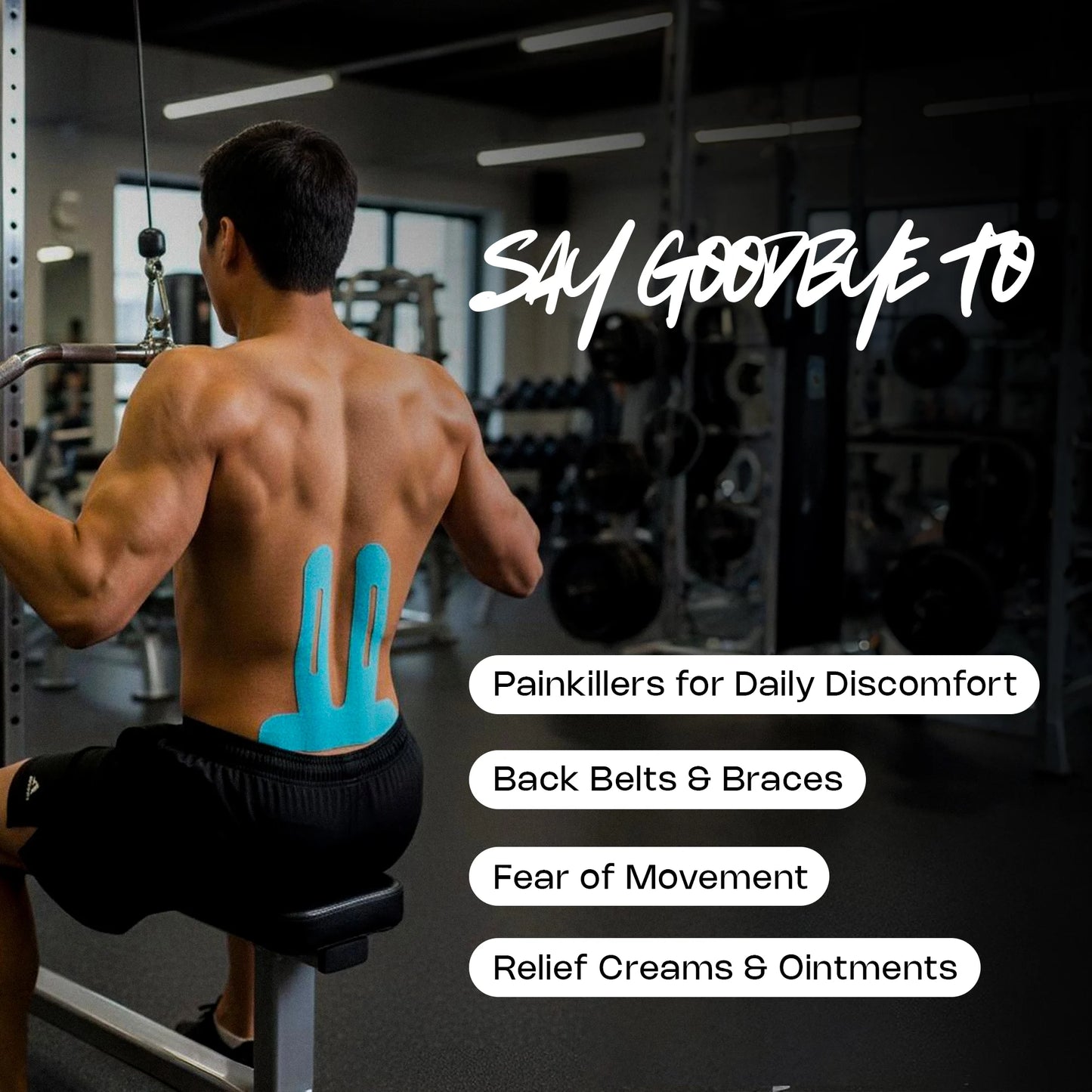 Back Kinesiology Tape