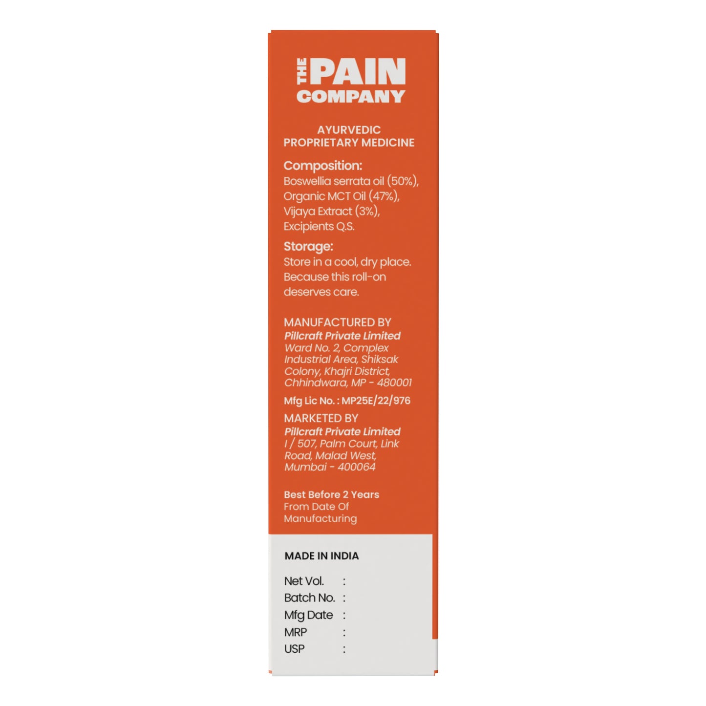206B Pain Relief Roll On