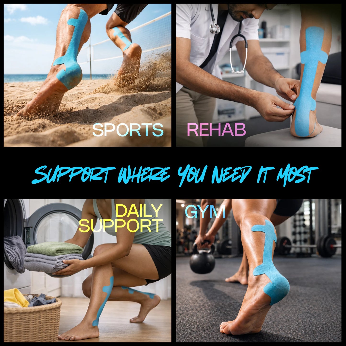 Heel Kinesiology Tape